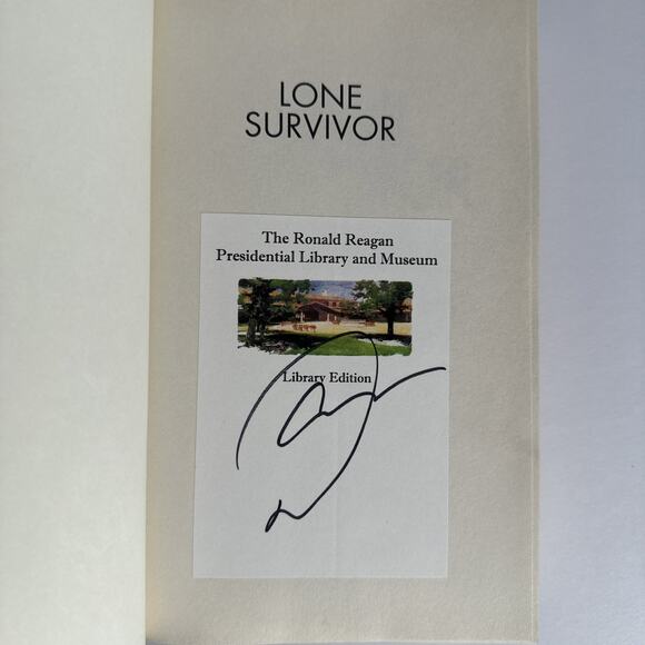 Lone Survivor Eyewitness Account of Operation Redwing Marcus Luttrell Signed 1st - Picture 9 of 13